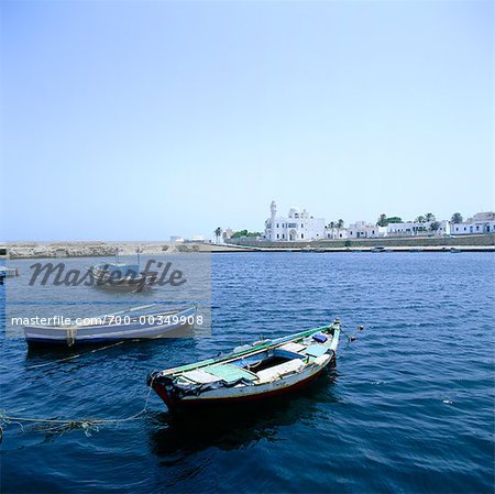 Bateaux de port Monastir, Tunisie, Afrique