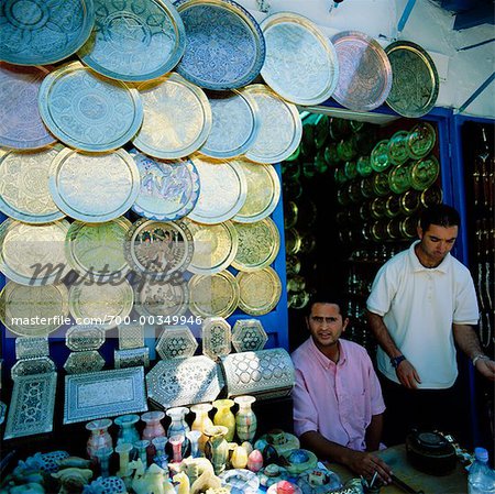 Souvenir Shop Sidi Bou Zid, Tunesien, Afrika