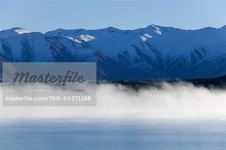 Lac Pukaki et Alpes du Sud South Island, Nouvelle-Zélande Lac Pukaki et Alpes du Sud South Island, Nouvelle-Zélande