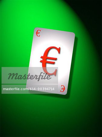 Euro playing card Euro playing card