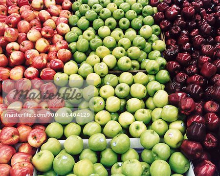 Fruit Section in Grocery Store