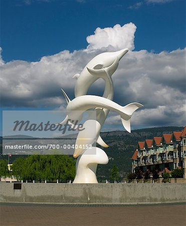 Dolphin Sculpture Kelowna, British Columbia, Canada