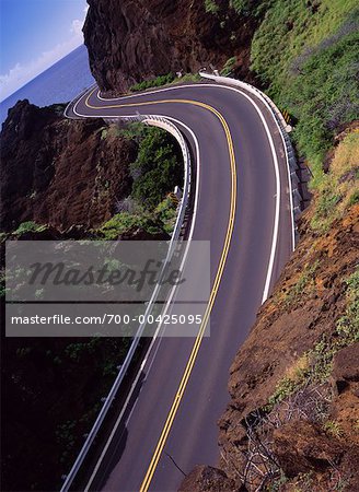 Kalanianaole Highway Ko'olau Mountain Range Oahu, Hawaii, USA