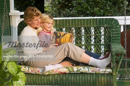 Mother and Daughter Reading