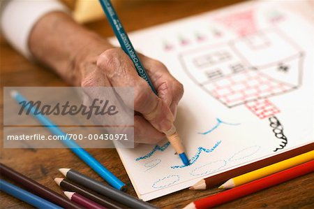 Woman Drawing