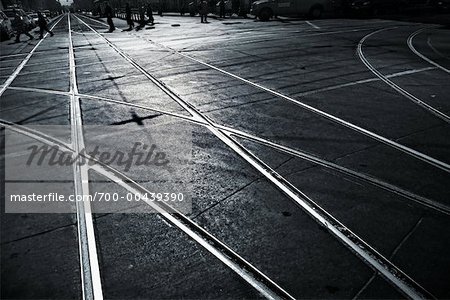 Straßenbahn-Gleise