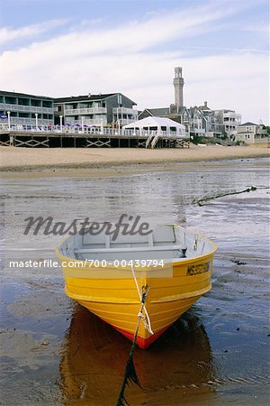 Boat on Shore, Provincetown, Cape Cod, Massachusetts, USA