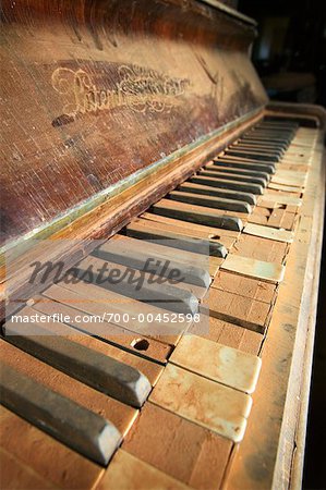 Vieux Piano clavier
