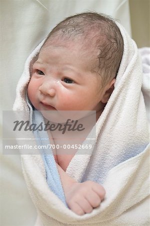 Swaddled Newborn