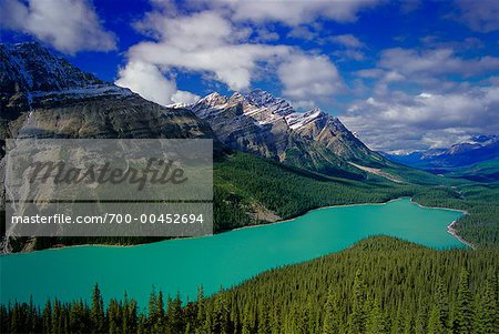 Monture Patterson, Peyto Lake, Parc National Banff, Alberta, Canada