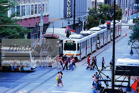 Light Rail Transit, Denver, Colorado, USA