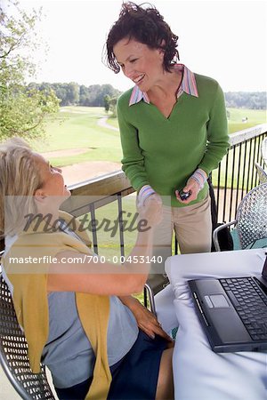 Women at Golf Course Cafe