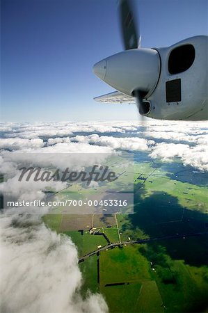 Flugzeug über Landschaften, Australien