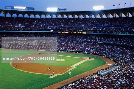 Baseball Game at Busch Stadium, St. Louis, Missouri, USA