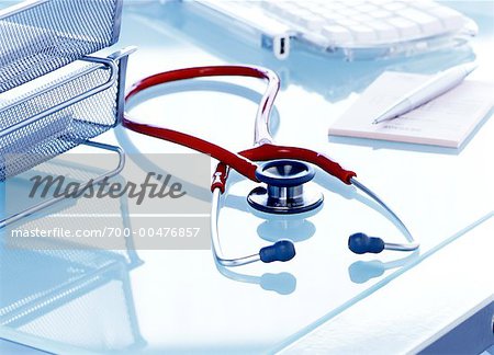 Stethoscope on Desk