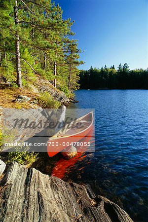 Kanu auf Pinetree See, Algonquin Provincial Park, Ontario, Kanada