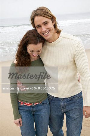 Couple sur la plage