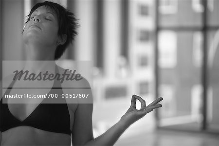 Portrait of Woman Meditating
