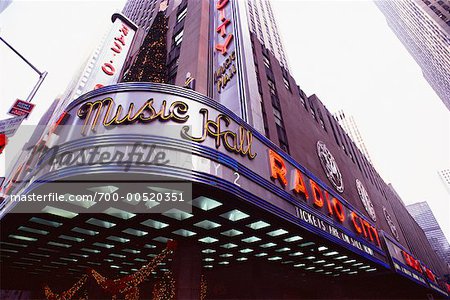 Radio City Music Hall à Noël, New York City, New York, États-Unis