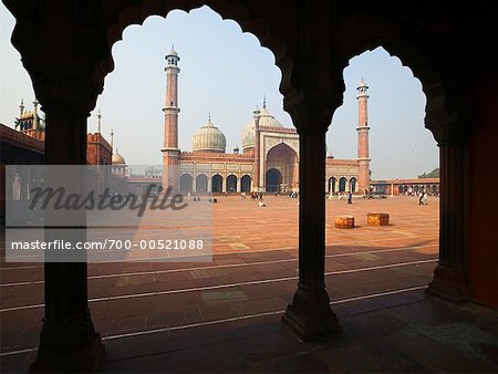 Mosquée Jama Masjid, Delhi, Inde