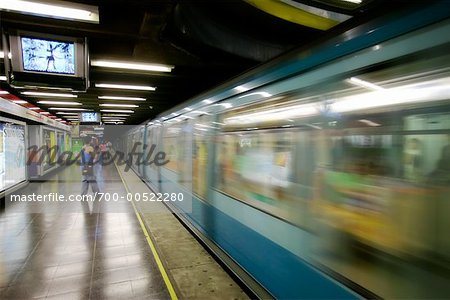 Le métro de Santiago du Chili