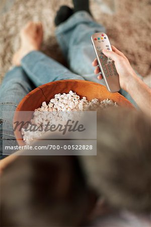 Couple Watching Television