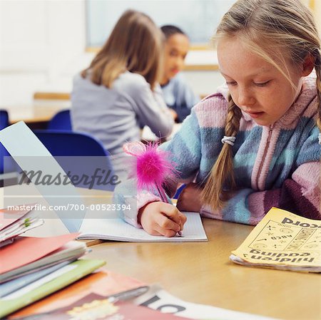 Schüler im Klassenzimmer