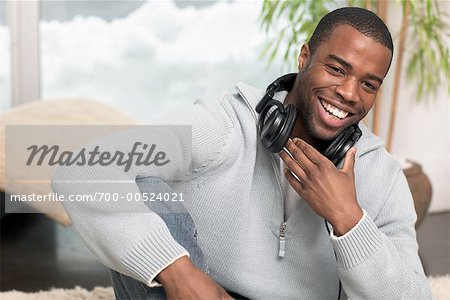 Man with Headphones