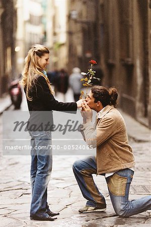 Man Proposing to Woman, Florence, Italy