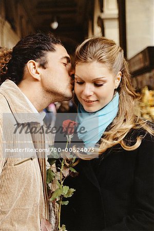 Close Up of Couple, Florence, Italy