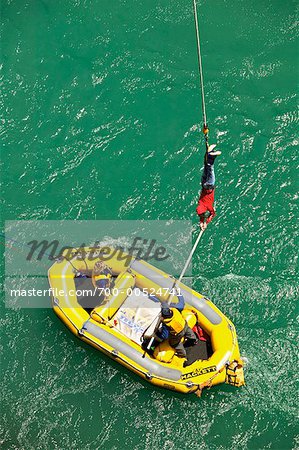 Descension After Bungee Jumping