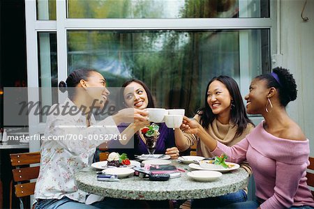 Friends Having Lunch