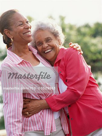 Mother and Daughter Outdoors