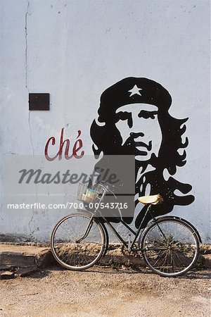 Wandbild Che Guevara, Camaguey City, Provinz Camaguey, Kuba