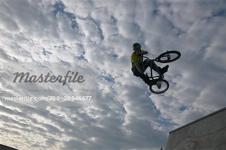 Boy Jumping with Bicycle