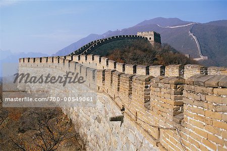 La grande muraille, Section Mutianja, Beijing, Chine