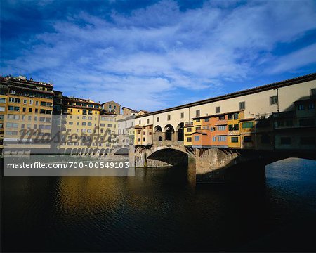 Bridge over River, Ponte Vecchio, Florence, Tuscany, Italy