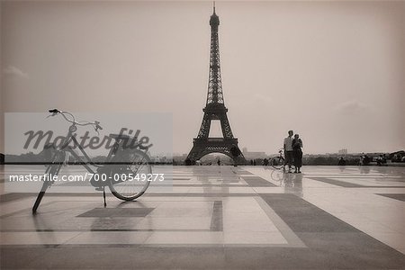 Eiffel Tower vue du Palais de Chaillot, Paris, France