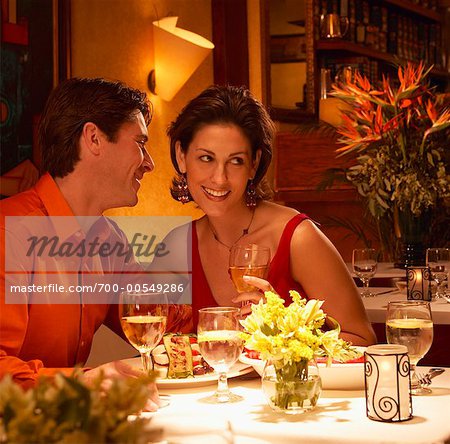 Couple at Restaurant