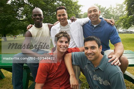 Group Portrait of Men