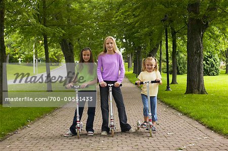 Sisters with Scooters