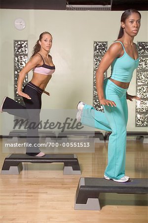 Women Doing Aerobic Exercise