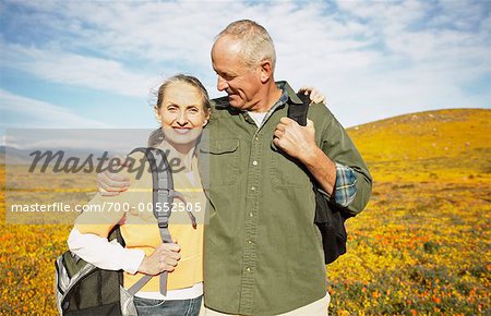 Portrait de Couple randonnée