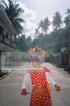 Person in Costume, Marinduque, Philippines