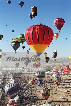 Hot Air Balloon Fiesta, Albuquerque, Nouveau-Mexique, États-Unis