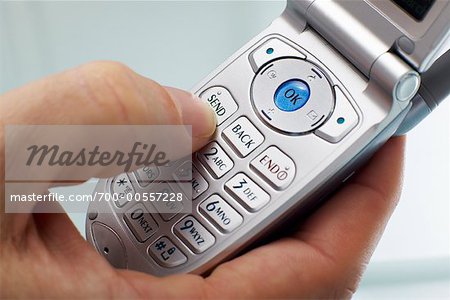 Hand Using Cellular Phone
