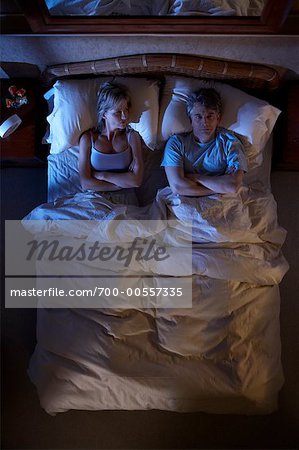 Paar im Bett