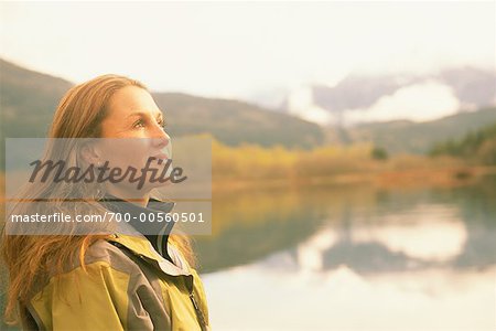 Portrait of Woman Enjoying The Outdoors