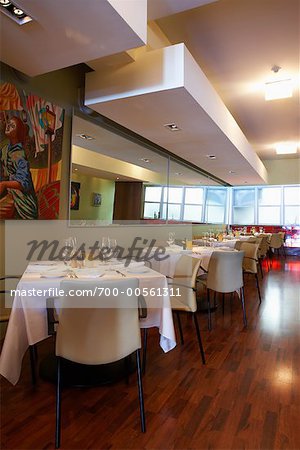 Interior of Chiado Restaurant, Toronto, Ontario, Canada