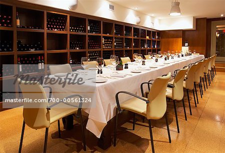 Set de table au Restaurant Chiado, Toronto, Ontario, Canada